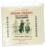 Three Ladies 2 Packs Square Rice Paper Wrappers (22cm) .2 pack