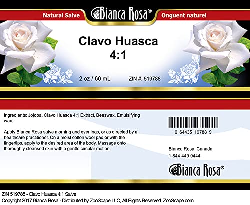 Bianca Rosa Clavo Huasca 4:1 Salve (2 oz, ZIN: 519788) - 2 Pack