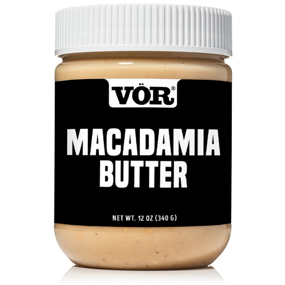 Vör Macadamia Nut Butter (12oz) | Single Ingredient | Vegan, Paleo and Keto-Friendly, Gluten-Free