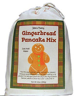 Gingerbread Pancake Mix, 10oz Cloth Gift Bag, Made from Scratch Recipe One Package