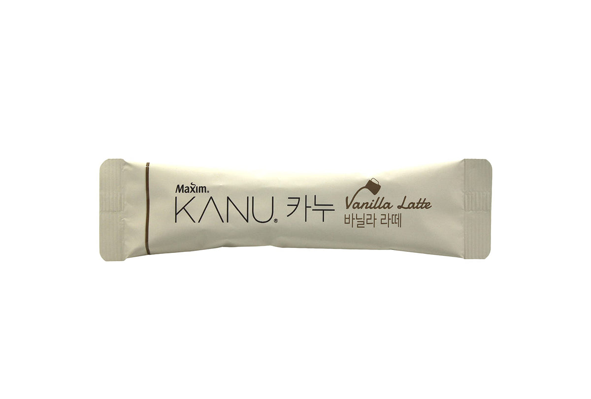 Korean Instant Coffee Mix 12 Sticks Maxim Kanu Instant Coffee with Gift Box Total 12 Sticks 6 Kinds (Latte)