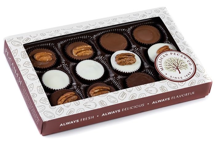Chocolate Butter Cups Gift Box by Millican Pecan
