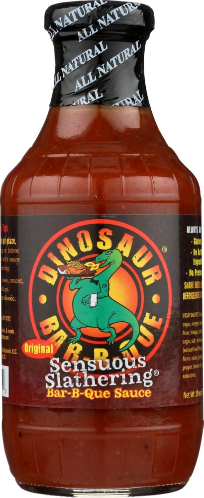 Dinosaur Bar-B-Que Sensuous Slathering BBQ Sauce 19oz (2 Pack) - PACK OF 2