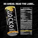Jocko Fuel GO Energy Drinks, Iced Tea - Lemonade - 95mg Caffeine with Added Adaptogens, Vitamin B12 & B6, & L Theanine for Mood & Focus Support, No