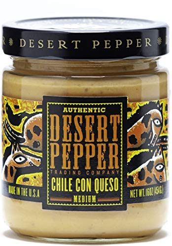 Desert Pepper Trading Con Queso Chile, Medium, 16-Ounce (6 Pack)