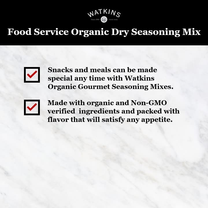 Watkins Organic Gourmet Dry Seasoning Mix, Chili, 18.3 Ounce (Pack of 1)