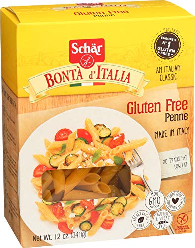 Schar - Penne - Certified Gluten Free - No GMO's, Lactose or Wheat - (6.2 oz) 5 Pack