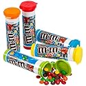 QT M&Ms Minis Assorted Chocolate Candy, 1.08 oz Tubes,12 Count