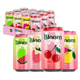 Bloom Pop Prebiotic Soda 12 Pack, Variety Pack, 12oz Cans | Soda for Gut Health, Low Calorie, No Caffeine, Healthy Soft Drink Alternative