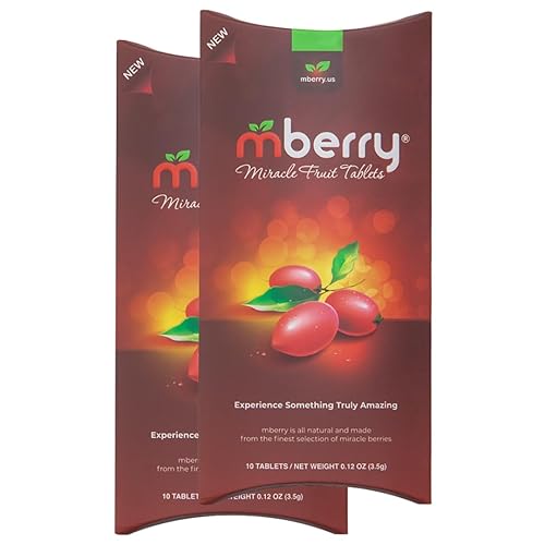 mberry Miracle Fruit Tablets, 10-Count (Pack of 2)