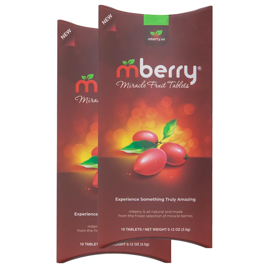 mberry Miracle Fruit Tablets, 10-Count (Pack of 2)