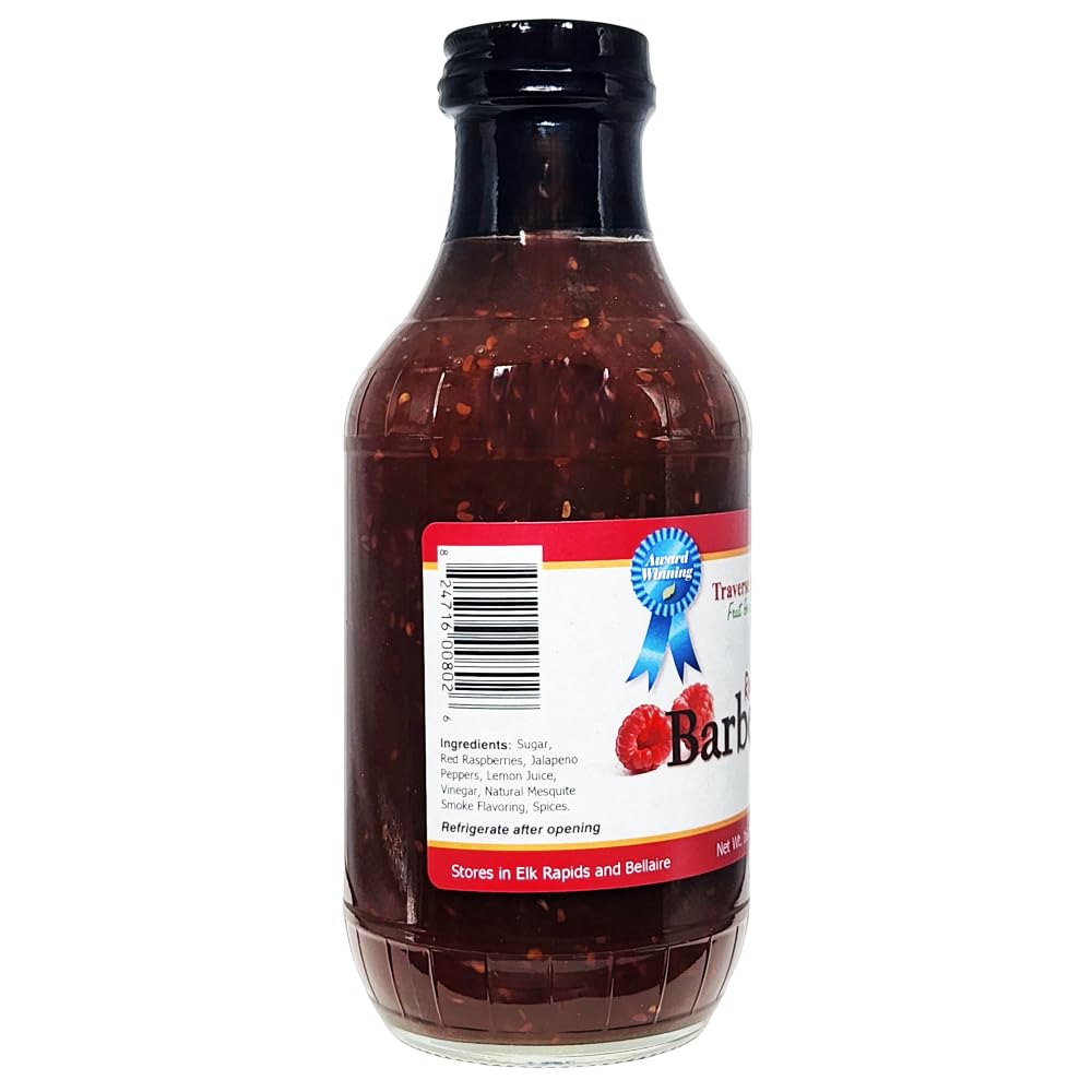 Traverse Bay Farms BBQ Sauce (Red Raspberry, 2 Bottles)