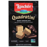 Loacker Wafer Qudrtni Drk Choc 25 8.82Oz