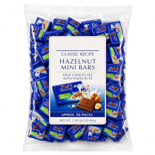 Hazelnut Milk Chocolate Squares - 1 lb (Approx. 35 pieces)