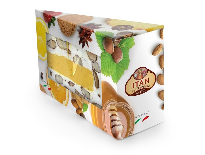 Soft Nougat and Almond Torrone cake 100g Slice (3 pcs)