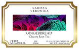 Gingerbread Chicory Root Tea (Single Serve K-Cup Pods) (12 pods, ZIN: 572836) - 2 Pack