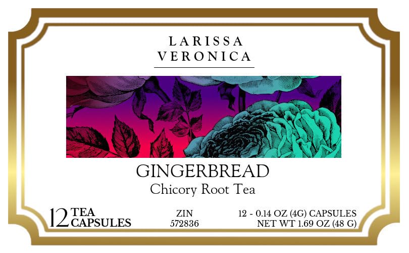Gingerbread Chicory Root Tea (Single Serve K-Cup Pods) (12 pods, ZIN: 572836) - 2 Pack