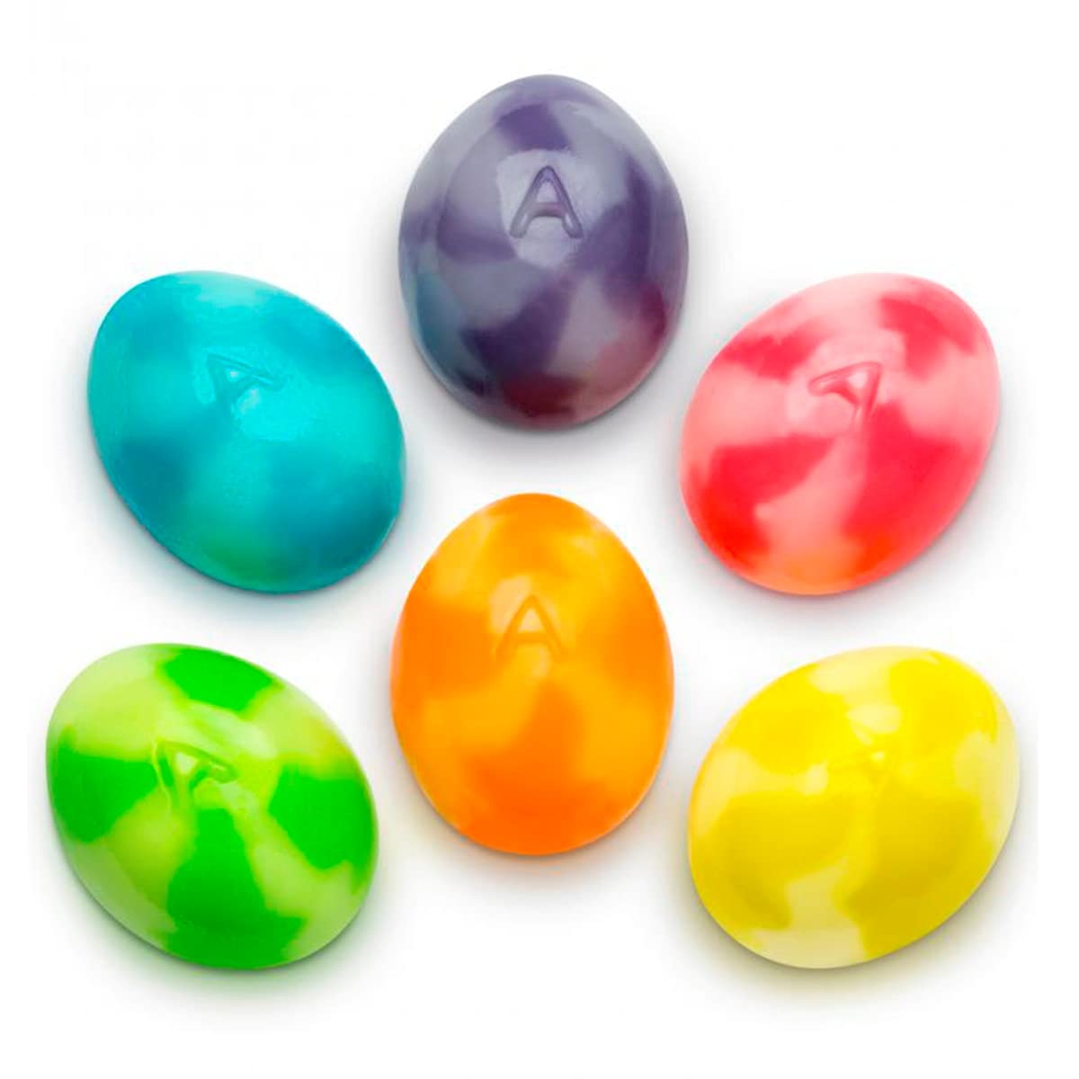 Gummi Tie Dye Eggs - 1.5 Lb Tub