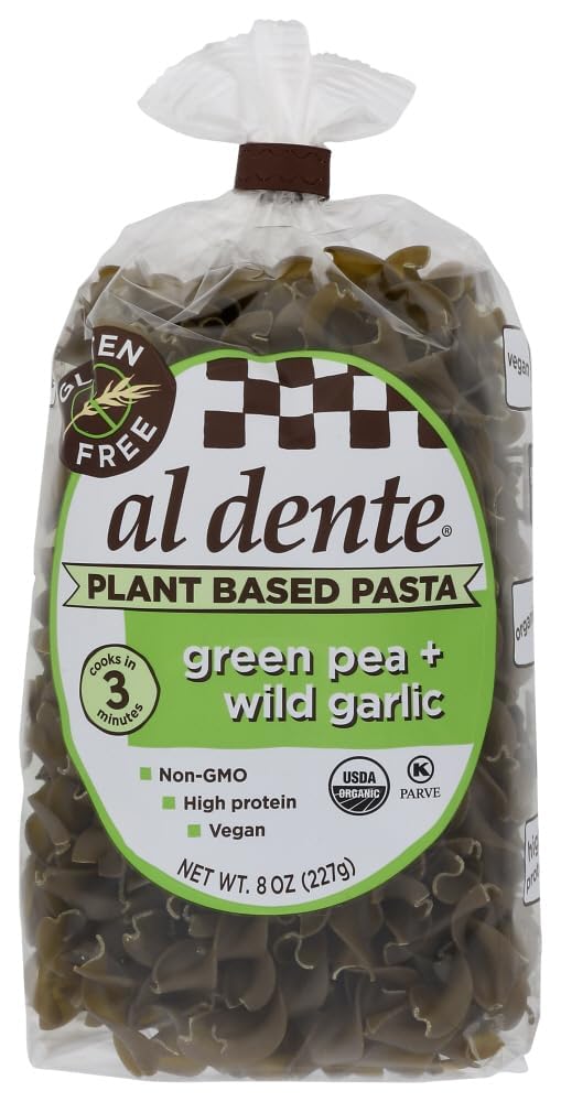 Al Dente Organic Green Pea & Wild Garlic Pasta, 227 GR