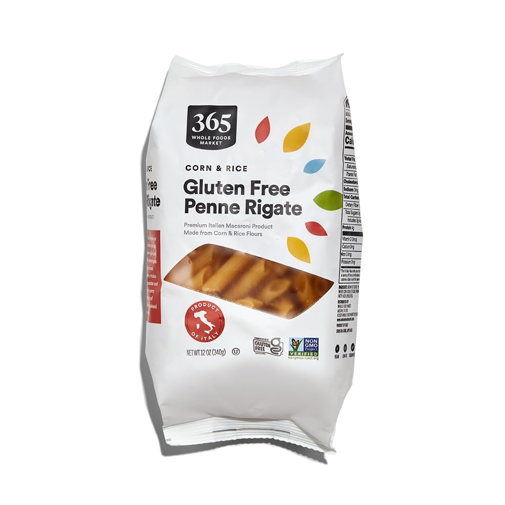 365 by Whole Foods Market, Corn & Rice Penne Rigate, 12 Ounce