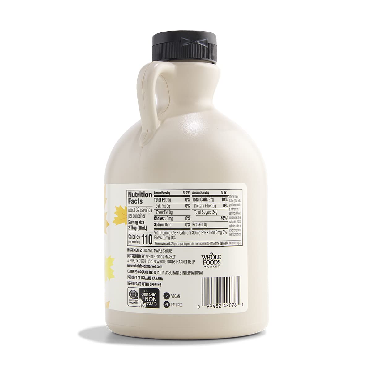 365 by Whole Foods Market, Organic Grade A Amber Maple Syrup, 32 Fl Oz