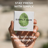 Simplygum Gum Mint Natural 15 Pc