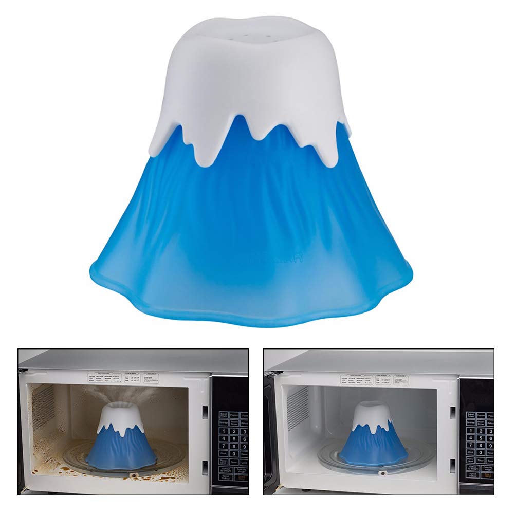 Kangmeile Microwave Cleaner, Volcano Erupt Steam Cleaning Tool for Kitchen Microwave Interior