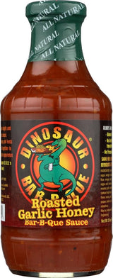 Dinosaur Bar-B-Que Roasted Garlic Honey BBQ Sauce - 19 oz