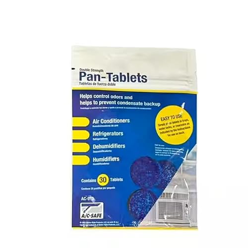 AC Safe Pan Tablets - 30 Count: Cleans scum in Drain Pans and Humidifiers