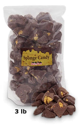 Milk Chocolate Sponge Candy - 3 LB Bulk Bag