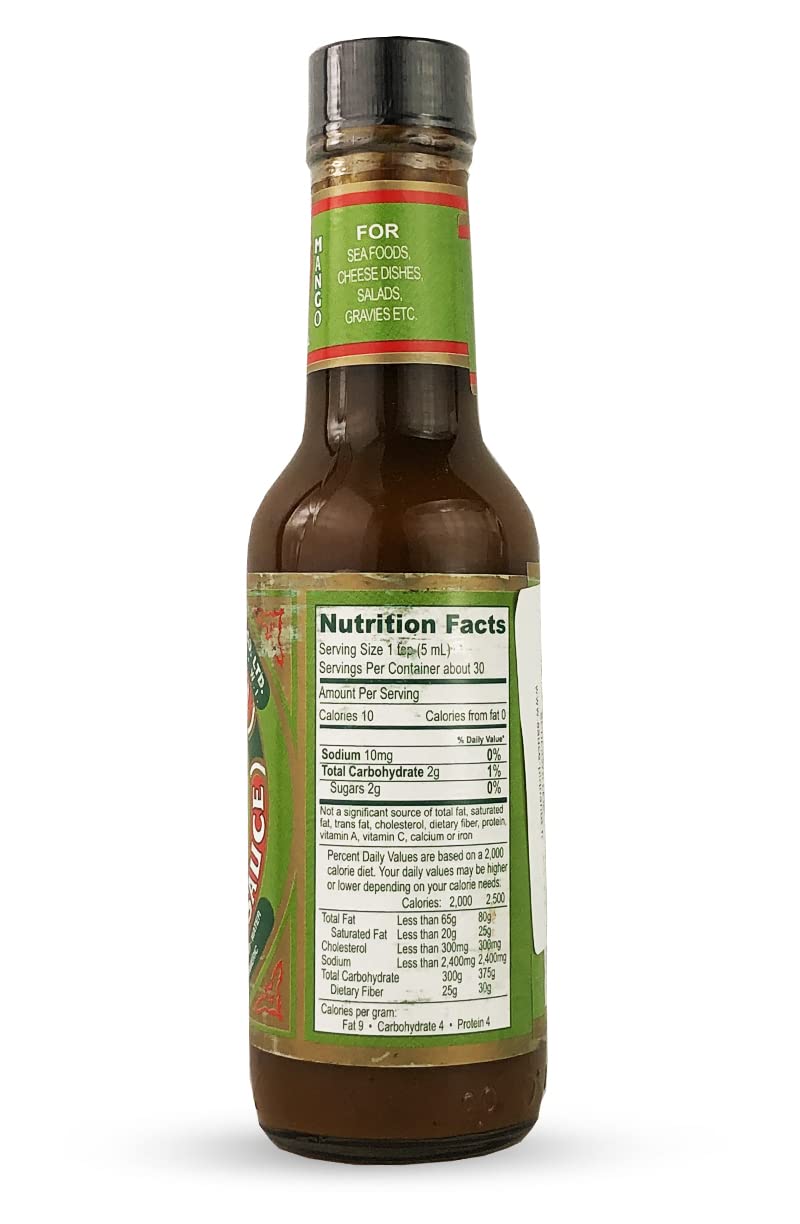 Pickapeppa Gingery Mango Sauce, 5 oz, (12 pack)