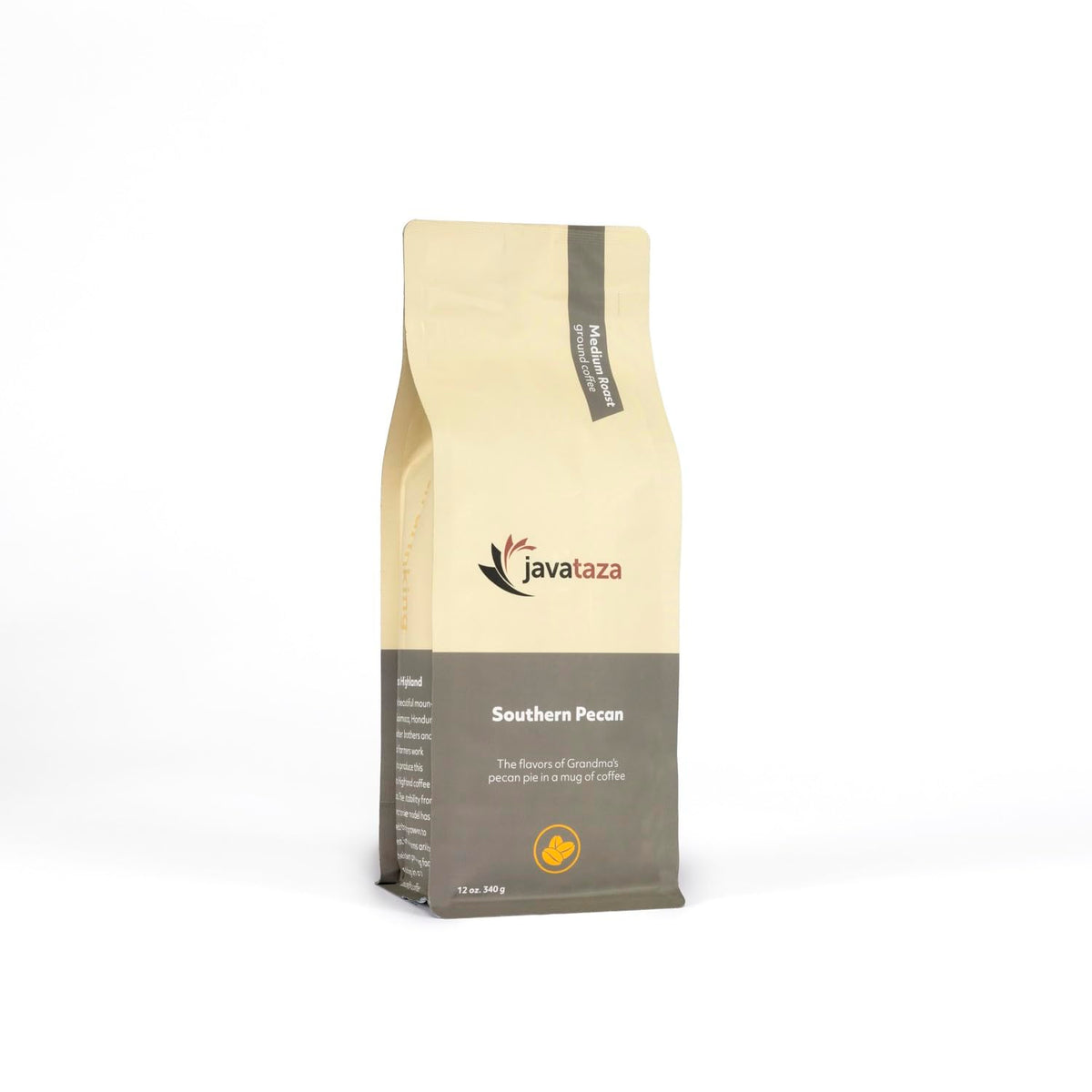 Southern Pecan Coffee -12oz- Fairly Traded, Naturally Shade Grown (Ground)