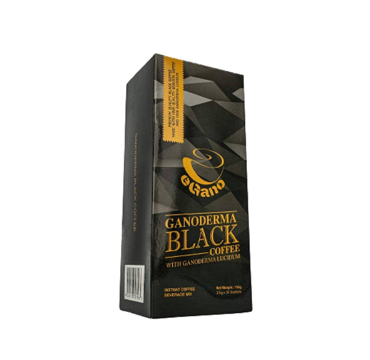 5 Boxes eGano Premium Ganoderma Black Coffee Instant Coffee With Ganoderma Lucidum Extract (3.5g x 30 Sachets Box), EGBC