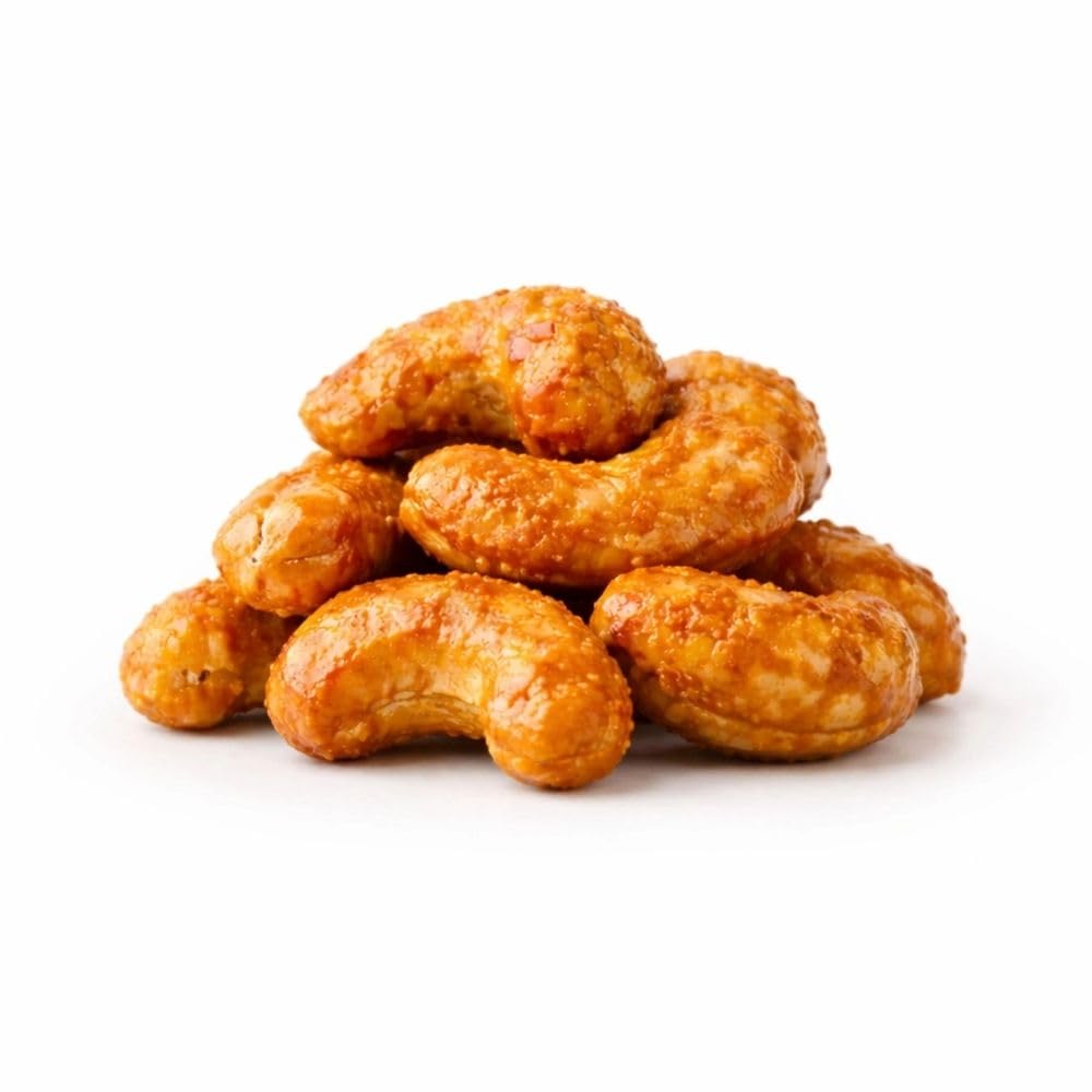 Honey Glazed Cashews - Sweet Crunchy Cashew Snack, Honey Coated Nuts for Parties, Baking & Toppings, 5 lb (Approx. 1,500 Pieces)