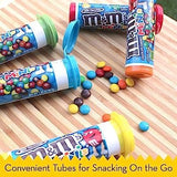 QT M&Ms Minis Assorted Chocolate Candy, 1.08 oz Tubes,12 Count