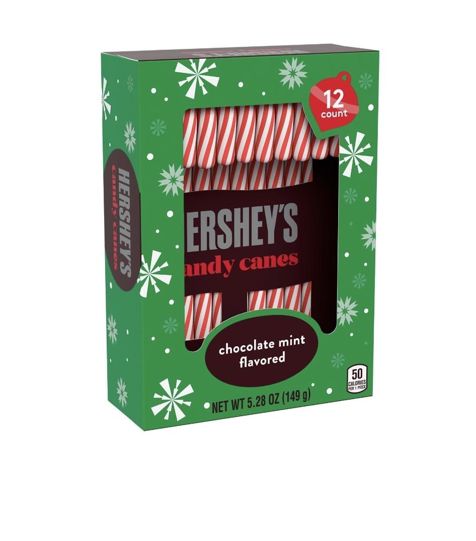 Christmas Candy Canes Stocking Stuffer Bulk Pack - 36 Piece Variety Set (3 Dozen) -Brech's Wintergreen, Chocolate Mint, Jolly Ranchar Bold Fruit