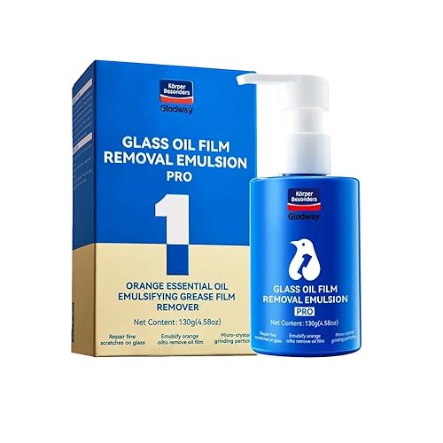 Glodway Glass,Mirror and Window Cleaner for Auto and Home Cleans,Streak-Free,Ammonia-Free,Tint-Safe,4.58 OZ