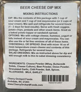 Cherry Orchard Foods Beer Cheese Dip, Spread, Dressing & Cheeseball Mix - .9 Ounce