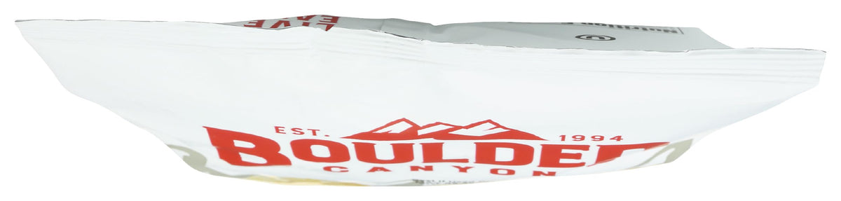 Boulder Canyon Kettle Cooked Potato Chips, Malt Vinegar and Sea Salt, 5 oz
