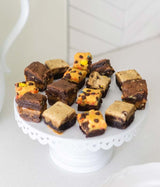 From You Flowers Chocolate Brownie Bites - 15 Belgian Dipped Brownie Bites with Assorted Candy Toppings for Birthday & Celebration