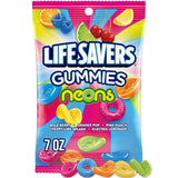 LIFE SAVERS Neons Gummy Candy, 7 oz Bag