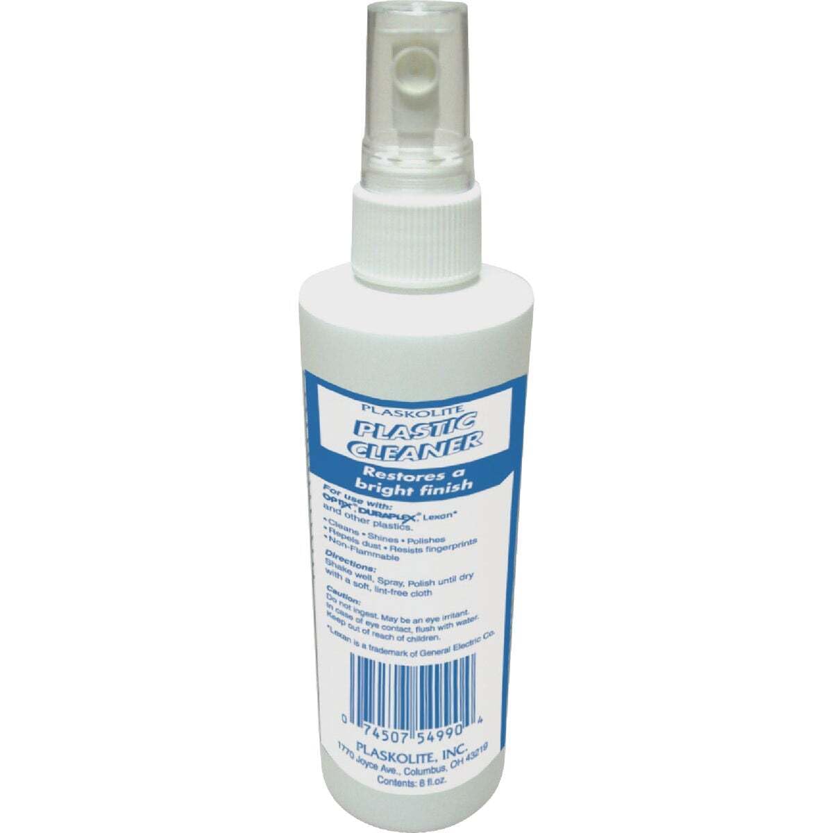 Plaskolite 1999990A 8 oz. Plastic Cleaner