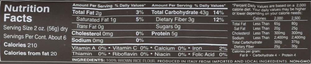 (NOT A CASE) Gluten-Free Pasta Whole Grain Rice Spaghetti