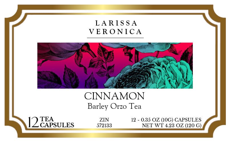 Cinnamon Barley Orzo Tea (Single Serve K-Cup Pods) (12 pods, ZIN: 572133) - 3 Pack