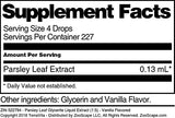 Parsley Leaf Glycerite Liquid Extract (1:5) - Vanilla Flavored (1 oz, ZIN: 522794) - 3 Pack