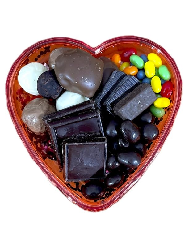 Valentine Day Chocolate Cookie Candy & Snack Gift Basket Hand-Crafted by MisterGiftBasket.com