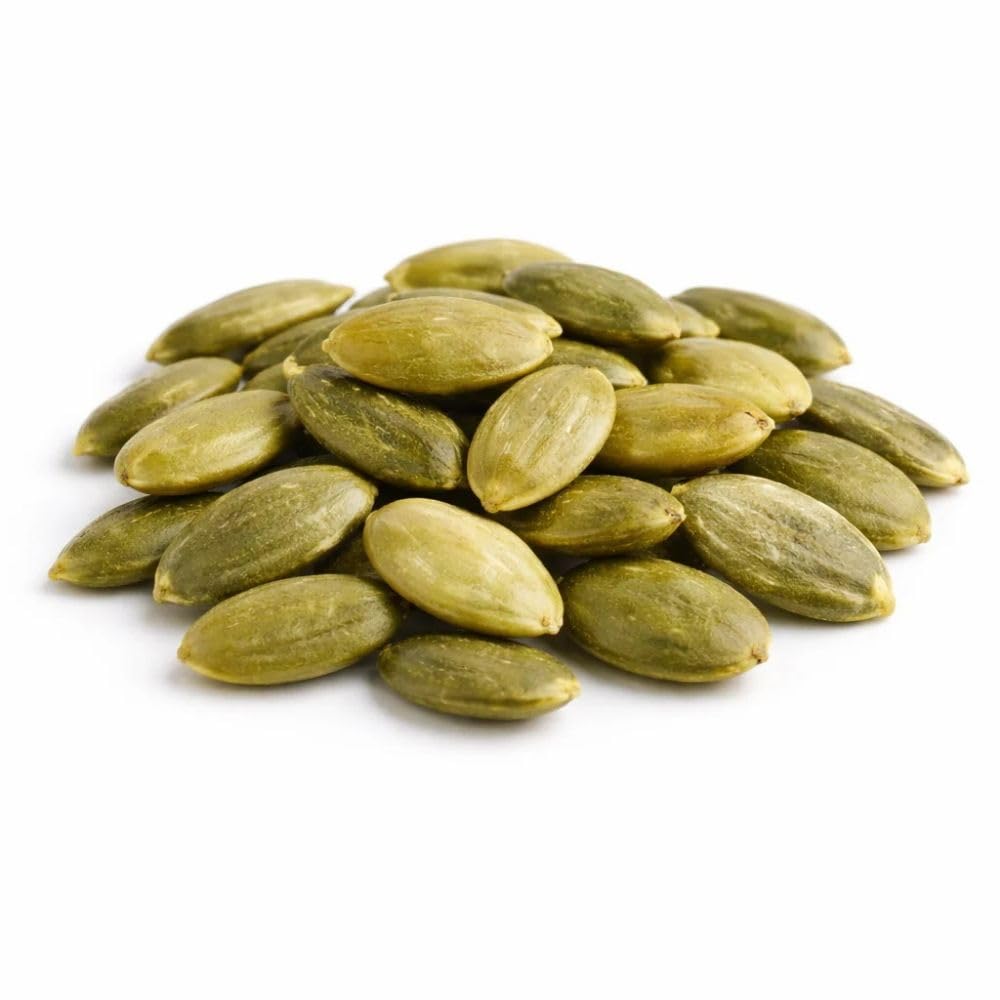 Raw Pumpkin Seeds - Shelled Pumpkin Seed Kernels for Snacking, Baking & Toppings, 1 lb (Approx. 10,500 Pieces)