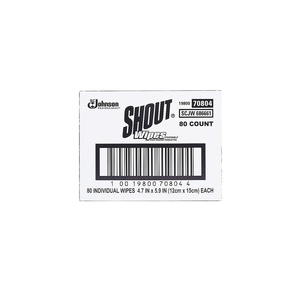 Shout Wipes (case of 80)
