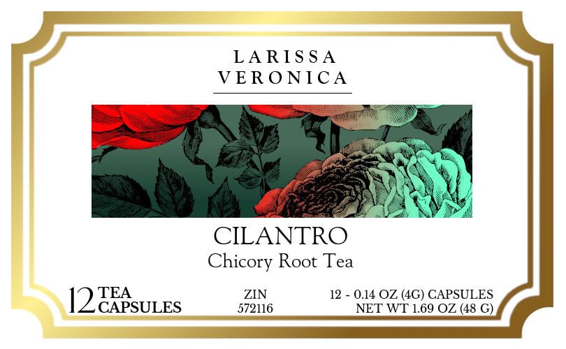 Cilantro Chicory Root Tea (Single Serve K-Cup Pods) (12 pods, ZIN: 572116) - 3 Pack