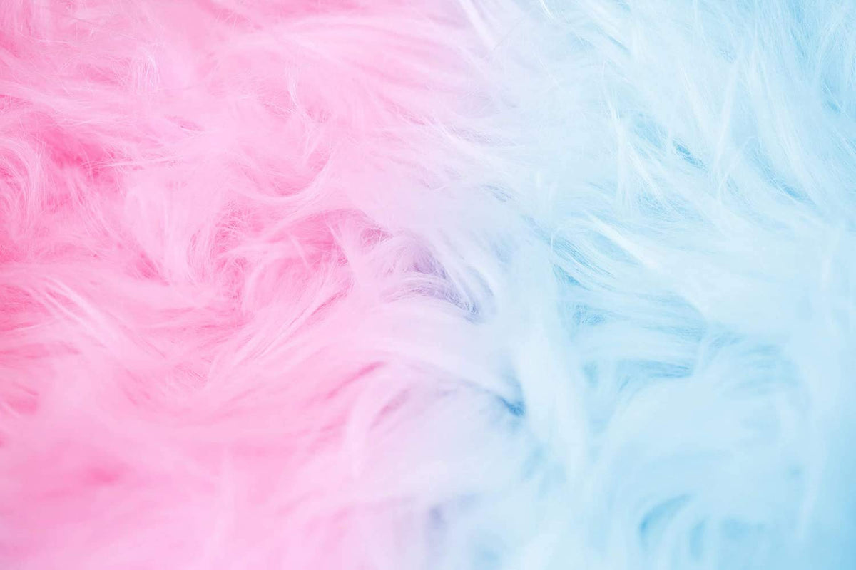 4-Count 1oz Bags Cotton Candy Blue and Pink Party Flavors Supplies Birthday Treats for Kids, Kosher,